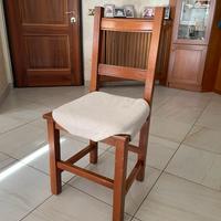 n.6 Sedie e Tavolo in Noce usate ma seminuove!