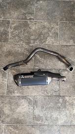 Scarico e collettore Akrapovic Honda XADV 750