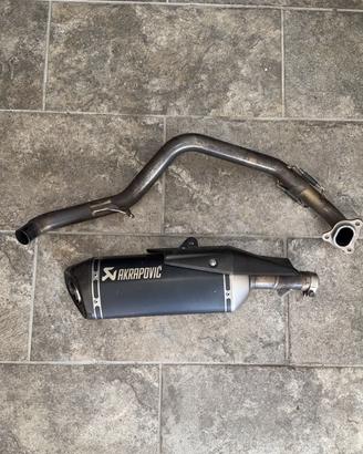 Scarico e collettore Akrapovic Honda XADV 750