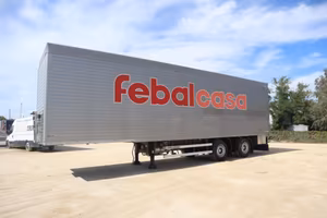 FAST SEMIRIMORCHIO FURGONATO 2 ASSI AUTOSERZANTE