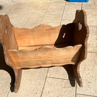 Culla in legno, stile tirolese