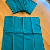 Tovaglioli in stoffa verde