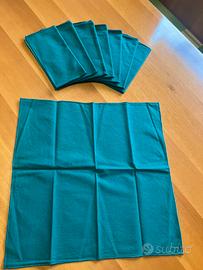 Tovaglioli in stoffa verde