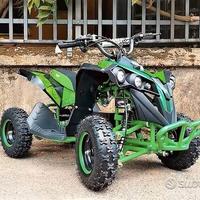 NUOVO QUAD ELETTRICO LION motore 800w R6 VERDE