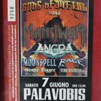 Biglietto originale GODS OF METAL 1 giugno 1997