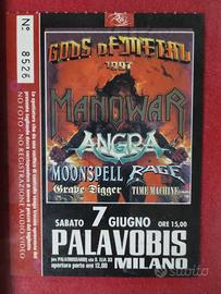 Biglietto originale GODS OF METAL 1 giugno 1997