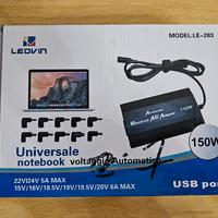 caricabatteria universale notebook 150W