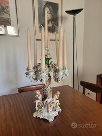 Candelabro in Porcellana Meissen Replica