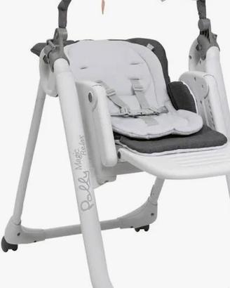 seggiolino prime pappe reclinabile con 3 dimension