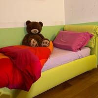 Letto singolo imbottito