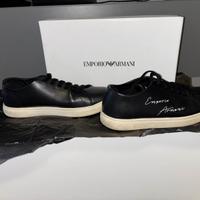 SNEAKERS VERA PELLE EMPORIO ARMANI N.40 ORIGINALI