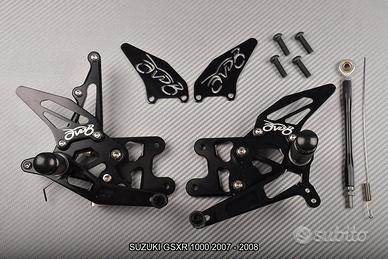 Pedane arretrate SUZUKI GSXR 1000 2007 2008 K7 K8