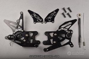 Pedane arretrate SUZUKI GSXR 1000 2007 2008 K7 K8