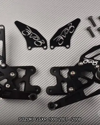 Pedane arretrate SUZUKI GSXR 1000 2007 2008 K7 K8