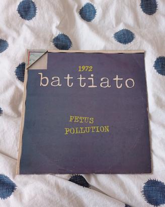 disco vinile Battiato FETUS POLLUTION