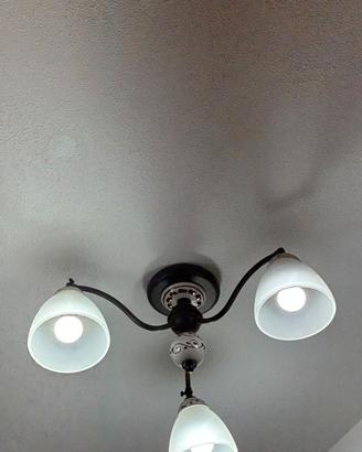 lampadario a soffitto a 3 luci