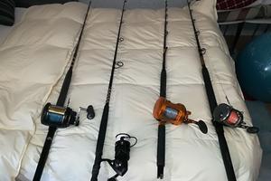 set di canne usate pochissimo