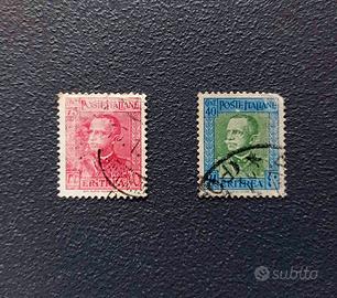 Francobolli Poste Italiane Colonie Eritrea