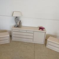 Madia credenza cassettiera completa di comodini