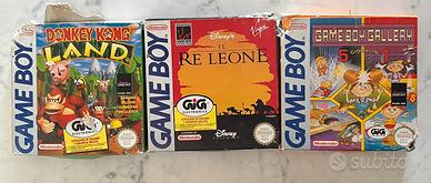 Set 3 giochi per Game Boy.  ITA ORIGINALI