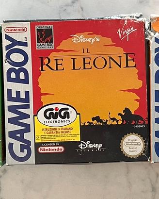 Set 3 giochi per Game Boy.  ITA ORIGINALI