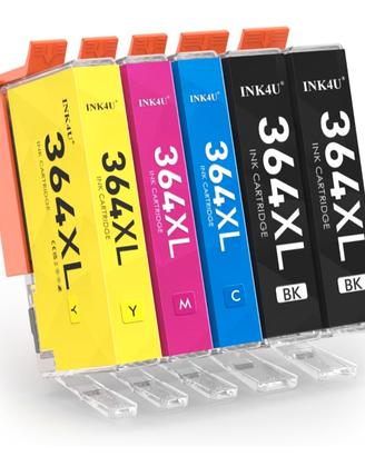 Set Cartucce HP 364XL Nero + Colori Alta Capacità 