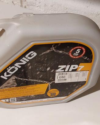 Catene da neve KONIG ZIP7 - Misura 080 - MAI USATE