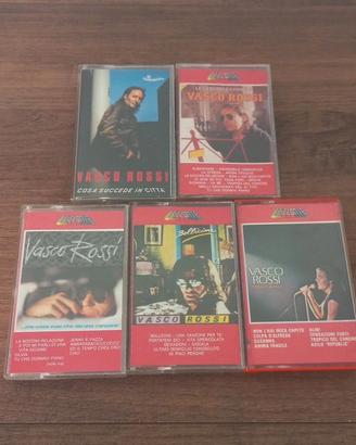 5 musicassette VASCO ROSSI