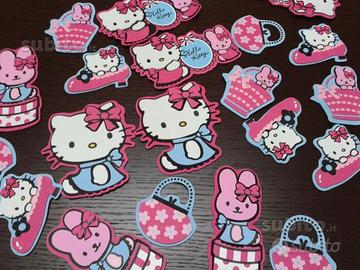 Box set 24 sagome in gomma hello kitty fashion
