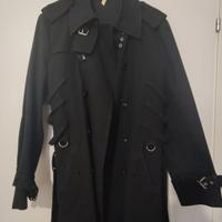 Daniele Alessandrini - trench uomo nero Tag. L
