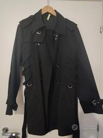 Daniele Alessandrini - trench uomo nero Tag. L