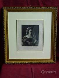 Quadro Litografia dal titolo "Giulia Gonzaga"
