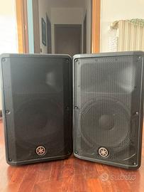 Coppia casse attive Yamaha DBR12 1000W + stativi