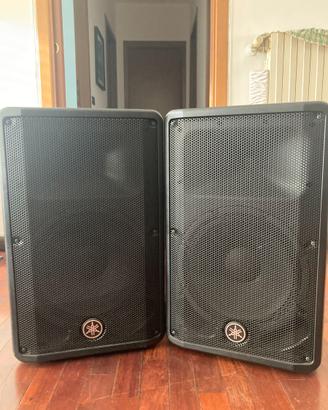 Coppia casse attive Yamaha DBR12 1000W + stativi