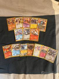 Lotto 15 carte pokemon EX