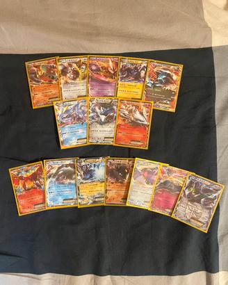 Lotto 15 carte pokemon EX