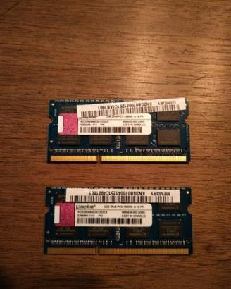 Ram 4gb (2 x 2 gb) ddr3 pc portatile notebook