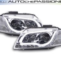 Fanali anteriori per Audi A3 8P 03 08 sfondo croma