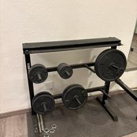 Rastrelliera porta pesi