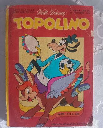 Topolino N.1089 del 10 ottobre 1976 SSC NAPOLI 