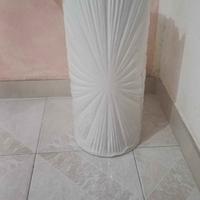 portaombrelli in ceramica bianca 