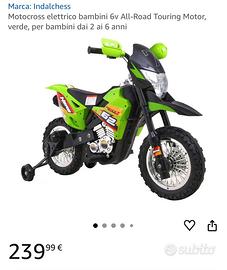 Motocross elettrico bambino PARI AL NUVO
