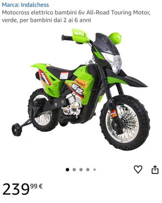 Motocross elettrico bambino PARI AL NUVO