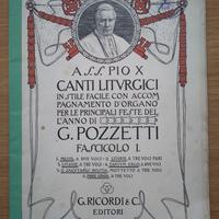 Spartiti di musica sacra e liturgica per organo