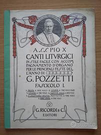 Spartiti di musica sacra e liturgica per organo