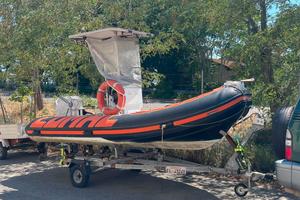 Gommone Lomac 5 metri+Carrello stradale-NO MOTORE