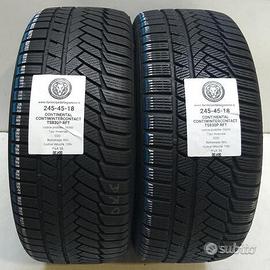 2 gomme 245 45 18 continental a39393