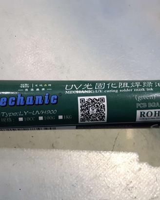 Maschera pasta uv PCB BGA verde 10cc mechanic