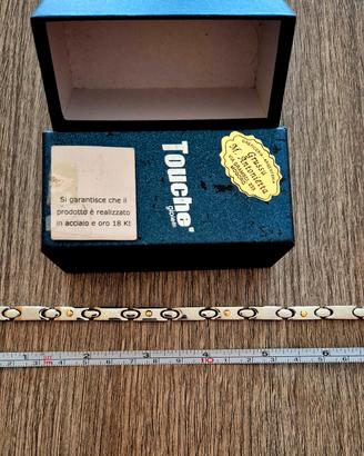 Bracciale Touché acciaio e oro 18 kt