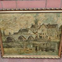 quadro pont di MORET.